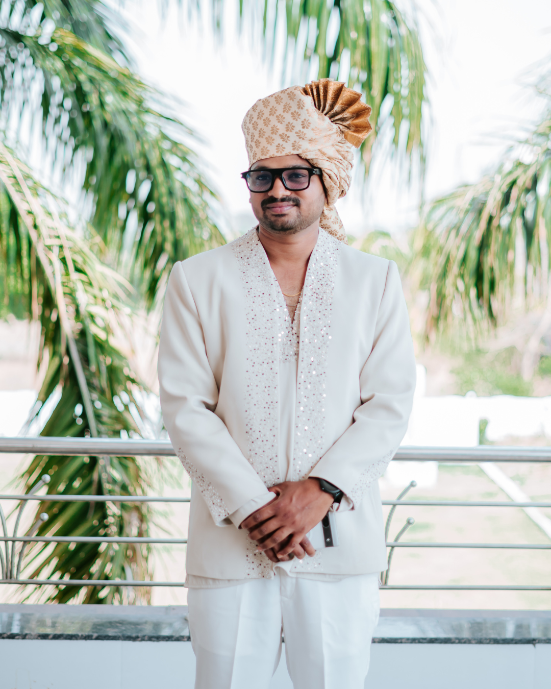 Ramana Royal Ivory Indo-Western Jacket Set for Men | Wedding & Carnival Outfit