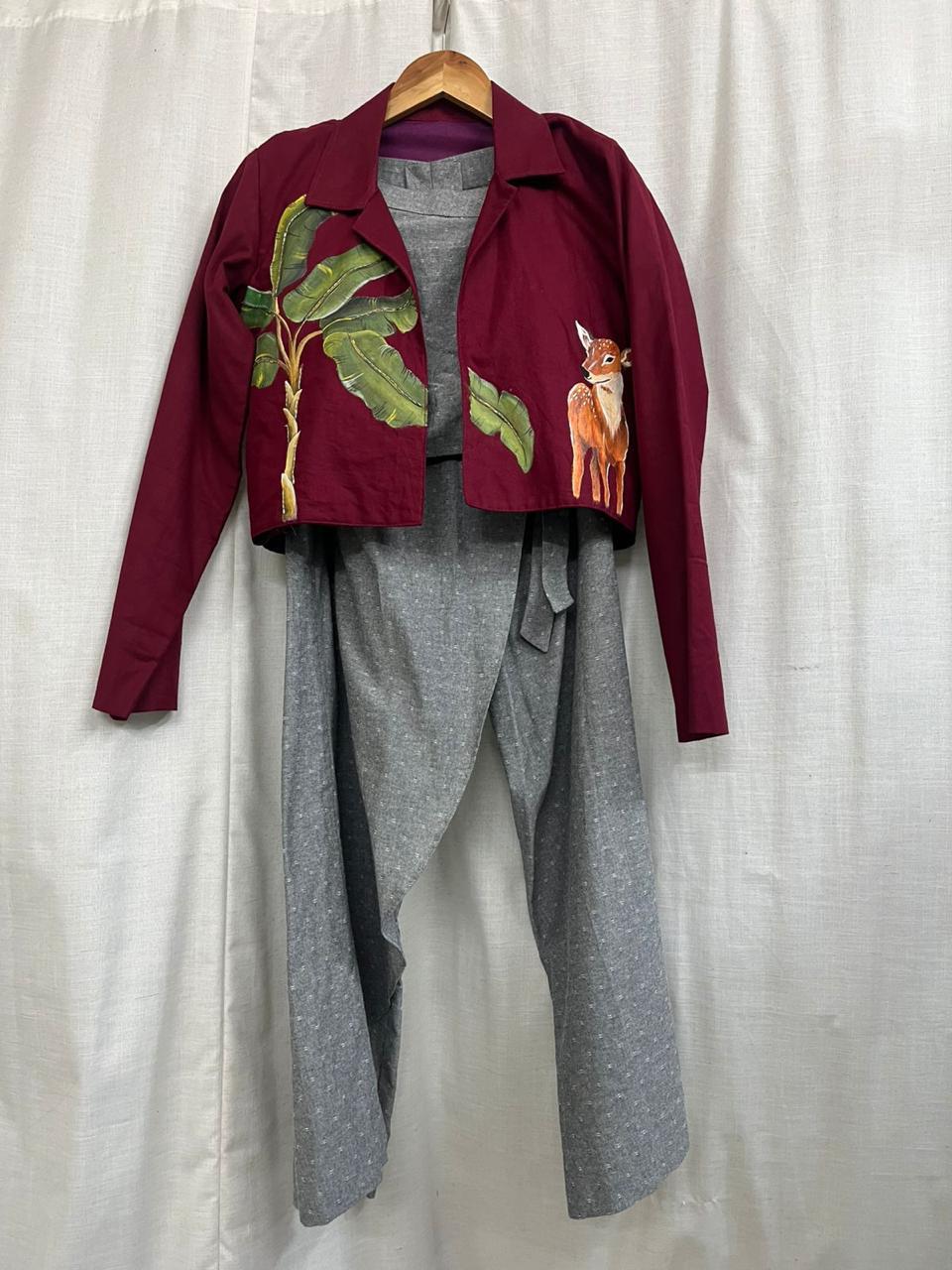 Ramana Forest Muse Embroidered Co-ord Set for Women | Stylish Designer Co-ord