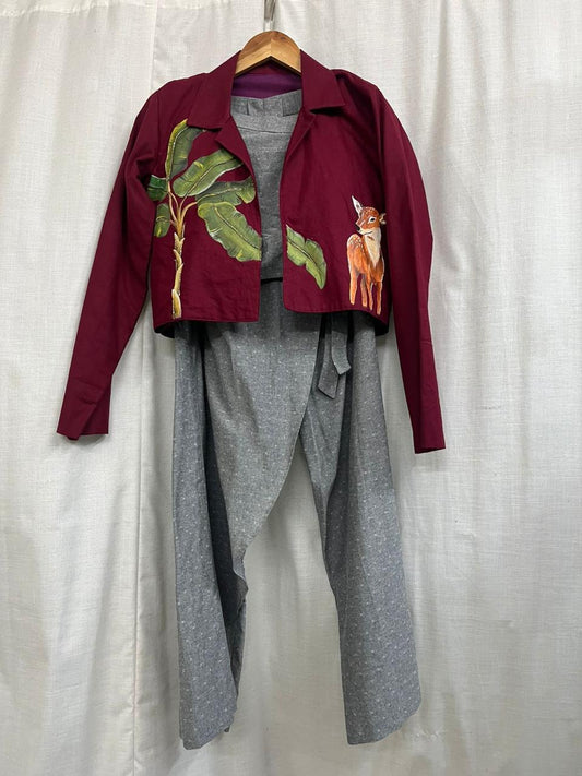 Ramana Forest Muse Embroidered Co-ord Set for Women | Stylish Designer Co-ord