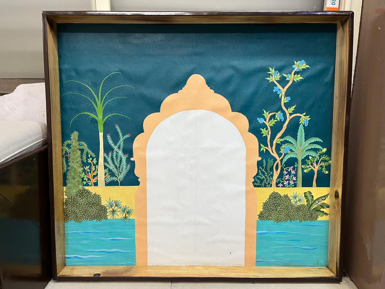 Ramana Hand-Painted Garden Arch Artwork